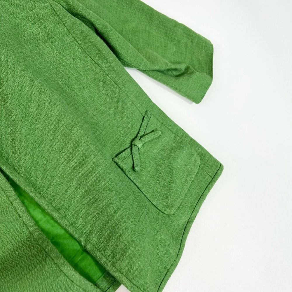 Talbots Linen Blend Open Front Blazer Womens 16w … - image 2